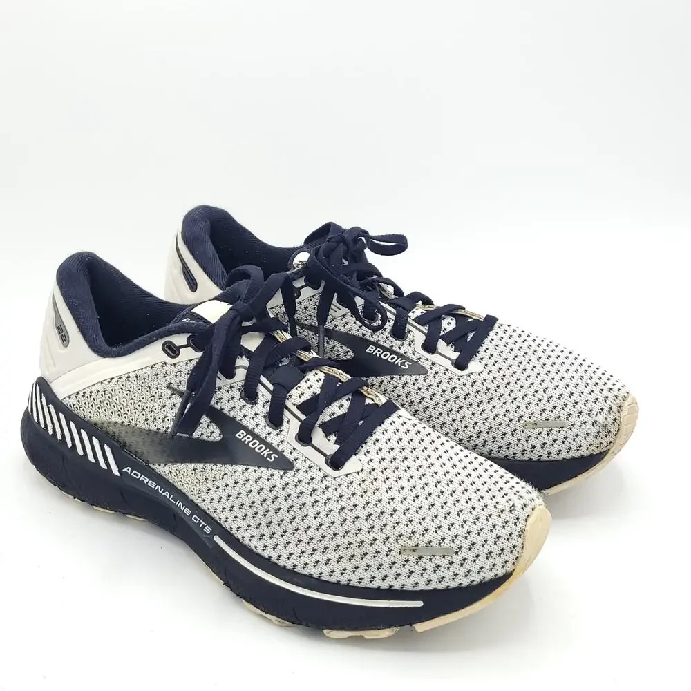 Brooks Adrenaline GTS 22 Black Gray White 120353-1B-135 mens size 8